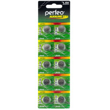 Батарейка Perfeo AG13 LR44/10BL Alkaline Cell 10/200/3200 Батарейка Perfeo AG13 LR44/10BL Alkaline Cell 10/200/3200
