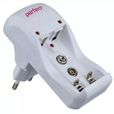 Perfeo зарядное устройство PF-VN-210 Ni-MH/CD, 220V, 2 слота, AA/AAA/9V, таймер