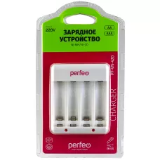 Perfeo зарядное устройство PF-VN-420 Ni-MH/CD, 220V, 4 слота, AA/AAA