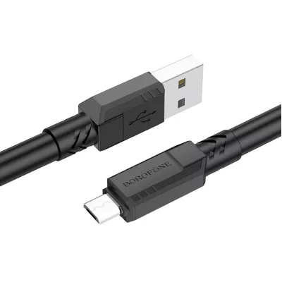 Кабель BX81 MicroUSB - USB черный, 1 метр BOROFONE 3/360