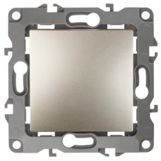 Переключатель, 10АХ-250В, Эра12, 12-1103-04 ЭРА шампань 10/100 ЦЕНА▼