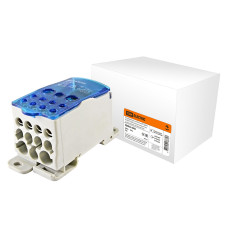 Распред. блок на DIN-рейку РБ-500 1П 500А (плоские шины от3*15 до 8*24 мм/2*35+5*16+4*10)/6 ▼