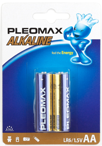 Батарейка Pleomax LR6 BL-2 20/400/12000