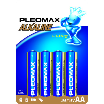 Батарейка Pleomax LR6 BL-4 40/400/19200