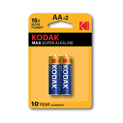Батарейка Kodak max KAA-2 LR6 BL-2 40/200/13000  (30952829)