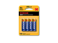 Батарейка Kodak max KAA-4 LR6 BL-4   80/400/26000  (30952867)