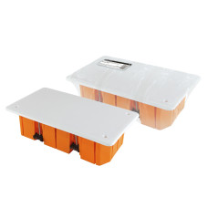 Распаячная коробка TDM СП 172х96х45мм, крышка, пл. лапки, IP20, инд. штрихкод, /70 Распаячная коробка TDM СП 172х96х45мм, крышка, пл. лапки, IP20, инд. штрихкод, /70