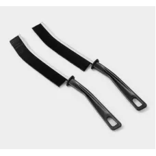 Щётка для труднодоступных мест Доляна, 23×2 см, 2 шт, цвет черный /3 Щётка для труднодоступных мест Доляна, 23×2 см, 2 шт, цвет черный /3