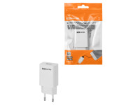 Сетевое зарядное устройство, СЗУ 5, Quick Charge 3.0, 3 А, 1 USB, белый, TDM