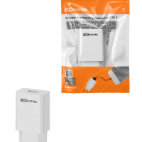 Сетевое зарядное устройство, СЗУ 5, Quick Charge 3.0, 3 А, 1 USB, белый, TDM