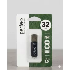 Perfeo USB флэш-диск 32GB E01 Black economy series 10/100