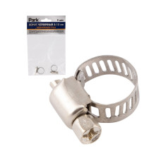 Хомут червячный 2шт 8-12 мм, нержавеющая сталь Park  10/50