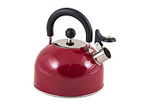 Чайник MAL-039-R, 2,5 литра, красный, со свистком Mallony