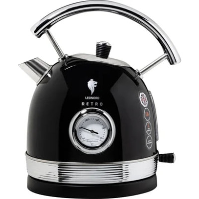 Чайник Leonord LE-1910 RETRO электрический 1.8 л л) стальной черный