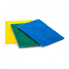 Губка абразивная 100 х140 мм (3 шт) Рыжий кот  /5