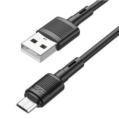 Кабель X83 MicroUSB - USB черный, 1 метр hoco /33/330 Кабель X83 MicroUSB - USB черный, 1 метр hoco /33/330