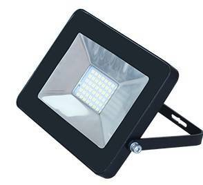 Прожектор Ecola LED 30,0W 220V 4200K IP65, 188*132*17, тонкий черный