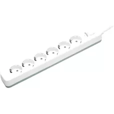 Сетевой фильтр Perfeo "POWER STREAM", 2500W, 3,0м, 6 розеток, белый./30 Сетевой фильтр Perfeo "POWER STREAM", 2500W, 3,0м, 6 розеток, белый./30