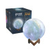 Настольный светильник Gauss 3D Луна 1W RGB 5V Li-ion 450mA D15см c пультом LED 1/6/12