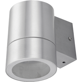 Ecola GX53 LED8003A светильник накладной IP65 прозрачный Цилиндр металл 1*GX53 Cатин-хром 114x140x90