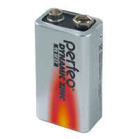 Батарейка PERFEO 6F22/1SH Dynamic Zinc 1/10/400