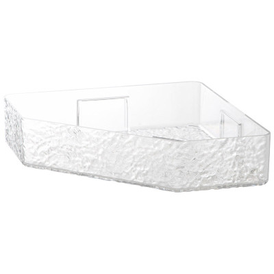 Полка подвесная угловая ICE, 23*23*5,2 см