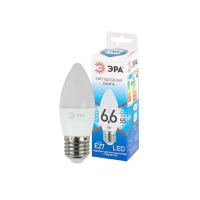 ЭРА Лампа светодиодная LED B35-9W-840-E27 ЭРА QX (диод, свеча, 6,6Вт, нейтр, E27) (3/10/5000)