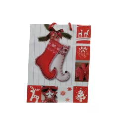 Подарочный пакет "Радость" размер S, мат: бумага, хлопок 12/480