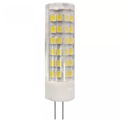 ЭРА Лампа светодиодная STD LED JC-7W-220V-CER-827-G4 G4 7Вт керамика капсула теплый белый свет