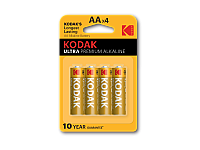 Батарейка Kodak LR6-4BL ULTRA PREMIUM  [ KAA-4 UD] 4/100/500  (30959514)