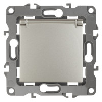 Розетка 2P+E Schuko со шт. с крыш., 16A-250В, IP20, Эра12, 12-2103-15 ЭРА перламутр 10/100 ЦЕНА▼