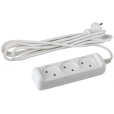 Удлинитель ЭРА Россия U-3-1,5m без зазeмл., 2х1мм2, 3гн, 1,5м, ПВС, 10А /20 Удлинитель ЭРА Россия U-3-1, 5m без зазeмл., 2х1мм2, 3гн, 1, 5м, ПВС, 10А /20