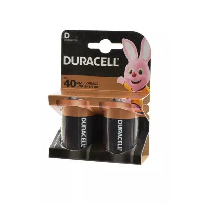 Батарейка Duracell LR20 BL-2 20/60 Батарейка Duracell LR20 BL-2 20/60