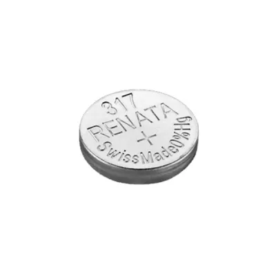 Батарейка Renata  SR317/SR516SW BL-1 1.55V, 10mAh, 5.8x1.6mm (10/100)