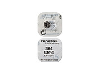 Батарейка Renata  SR364/SR621SW/AG1 1.55V, 22mAh, 6.8x2.1mm (10/100)