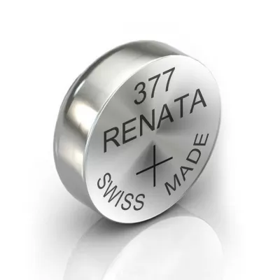 Батарейка Renata  SR377/SR626SW/AG4 BL-1 1.55V, 30mAh, 6.8x2.6mm (10/100)