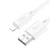 Кабель X88 Lightning-USB 2.4A белый, 1 метр hoco /1000