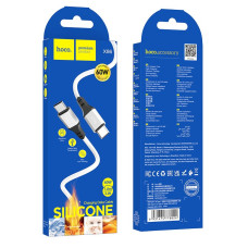 Кабель X86 Type-C - Type-C 60W, белый, 1 метр 1/36/360