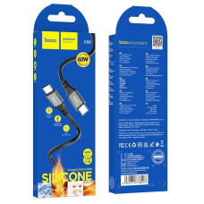 Кабель X86 Type-C - Type-C 60W, черный, 1 метр 1/36/360