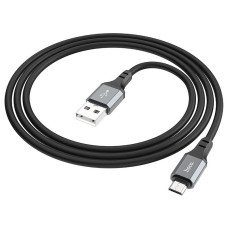 Кабель X86 MicroUSB - USB 2.4A, черный, 1 метр hoco /36/360 Кабель X86 MicroUSB - USB 2.4A, черный, 1 метр hoco /36/360