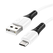 Кабель X82 MicroUSB - USB 2,4А, белый, 1 метр hoco /31/310 Кабель X82 MicroUSB - USB 2,4А, белый, 1 метр hoco /31/310
