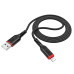 Кабель X59 Lightning-USB 2,4А черный, 1 метр hoco 2/33/330