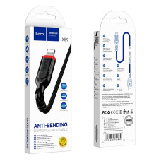 Кабель X59 Lightning-USB 2,4А черный, 1 метр hoco 2/33/330 Кабель X59 Lightning-USB 2,4А черный, 1 метр hoco 2/33/330