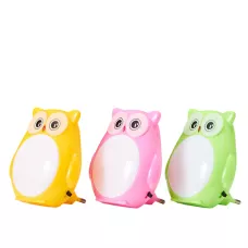 Ночник "Совенок" LED от сети МИКС 4,5х8х8,5 см RISALUX Ночник "Совенок" LED от сети МИКС 4,5х8х8,5 см RISALUX