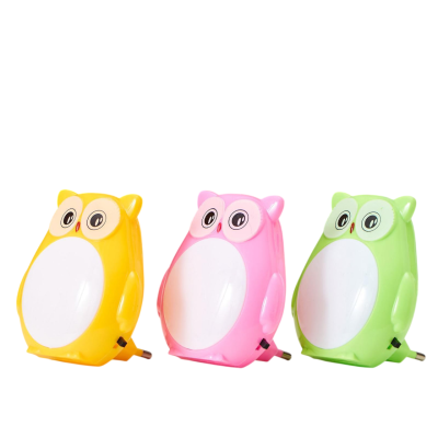 Ночник "Совенок" LED от сети МИКС 4,5х8х8,5 см RISALUX