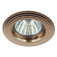 Точечный светильник ЭРА KL55 GD MR16 12V/220V 50W, литой, золото 1/100 Точечный светильник ЭРА KL55 GD MR16 12V/220V 50W, литой, золото 1/100