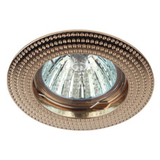 Точечный светильник ЭРА KL55 GD MR16 12V/220V 50W, литой, золото 1/100