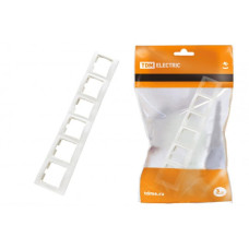 Рамка TDM 6 постовая, горизонтальная, белая "Таймыр" 10/100 ЦЕНА ▼ Рамка TDM 6 постовая, горизонтальная, белая "Таймыр" 10/100 ЦЕНА ▼