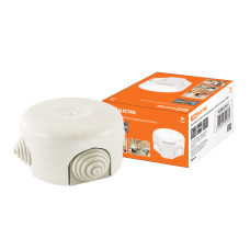 Коробка распаячная фарфоровая TDM D7,8*4,5 см, белая 1/60