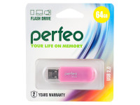 Perfeo USB флэш-диск 64GB C03 Pink/10